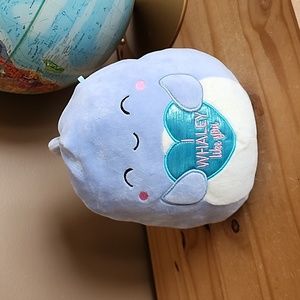 Squishmallow Samir the blue whale personalized